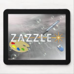 Zazzle Space logo mousepads