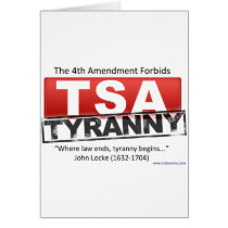 Zazzle TSA Tyranny Image Card