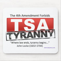 Zazzle TSA Tyranny Image Mousepads