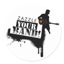 Zazzle Your Band stickers by bandmerch Zazzle Your Band stickers