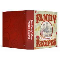 zazzleaveryrecipecontest2010 Family Recipes Custom binders