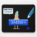 Zazzled Up Gladys mousepads by cimmerrian Zazzled Up Gladys mousepads