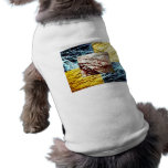 ZAZZLELIST Dreams with golden strands Dog T Shirt
