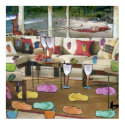 Zazzlesummer beach Poster posters