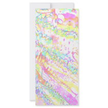 Zazzling Magical Snowflake Jewels Rack Card Design