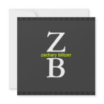 ZB Bar Mitzvah (CUSTOM 3) Save-the-date Custom Invites