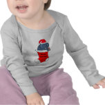 ZC- Christmas Elephant in a Stocking Outfit t-shirts