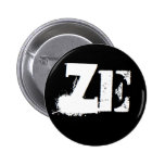 "Ze" is my pronoun buttons