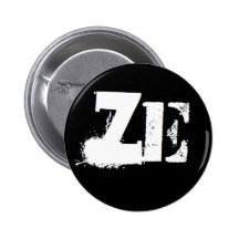 "Ze" is my pronoun Buttons