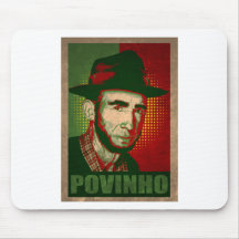 Zé Povinho Grunge Mouse Pad