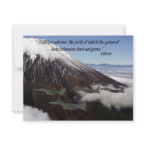 Zeal is a volcano, the peak of which the grass of invitation