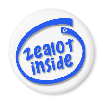 Zealot Inside Fridge Magnet