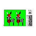 Zebastian's two Zebra Friends Postage Stamps
