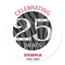 Zebra25thLogo_brand stickers