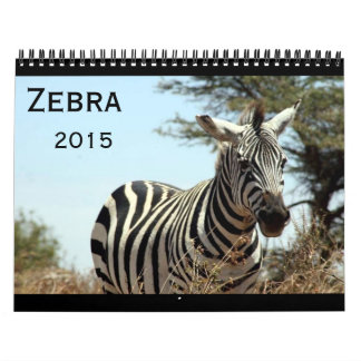 Zebra Calendars and Zebra Wall Calendar Template Designs