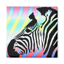 Zebra 2 magnet by DigitalCreations Zebra 2 magnet