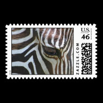 Zebra Abstract stamps