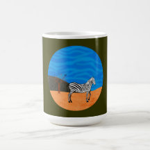 Zebra Africa Africa Coffee Mugs