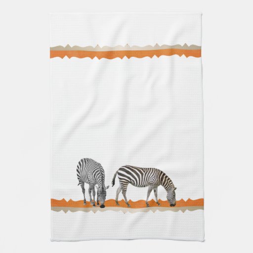Zebra Africa African Tea Towel Kitchen Towel Zazzle