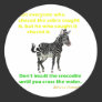 Zebra and Crocodile Series Stickers