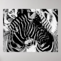 Zebra and Tiger Stripes Print