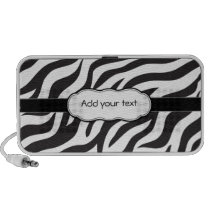 Zebra animal print Doodle speakers
