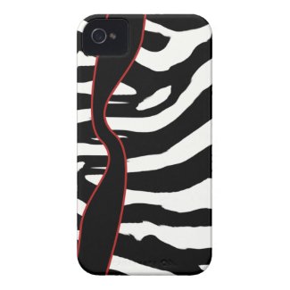 zebra animal print iphone 4 cover