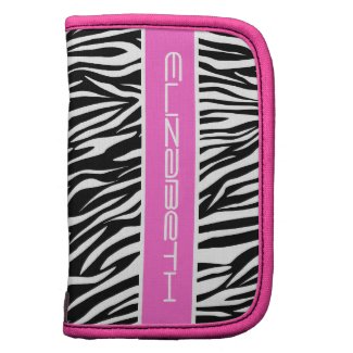 Zebra animal print pattern black white pink rickshawfolio