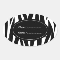 Zebra animal stripes pattern stickers