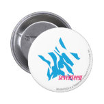 Zebra Aqua 3 Pinback Buttons