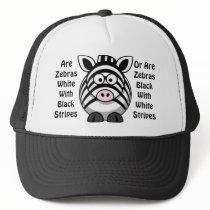 Zebra Art Hats