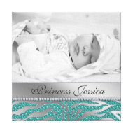 Zebra Baby Girl Canvas Print Photo Template TS wrappedcanvas