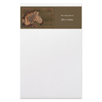 Zebra baby & mother stationery