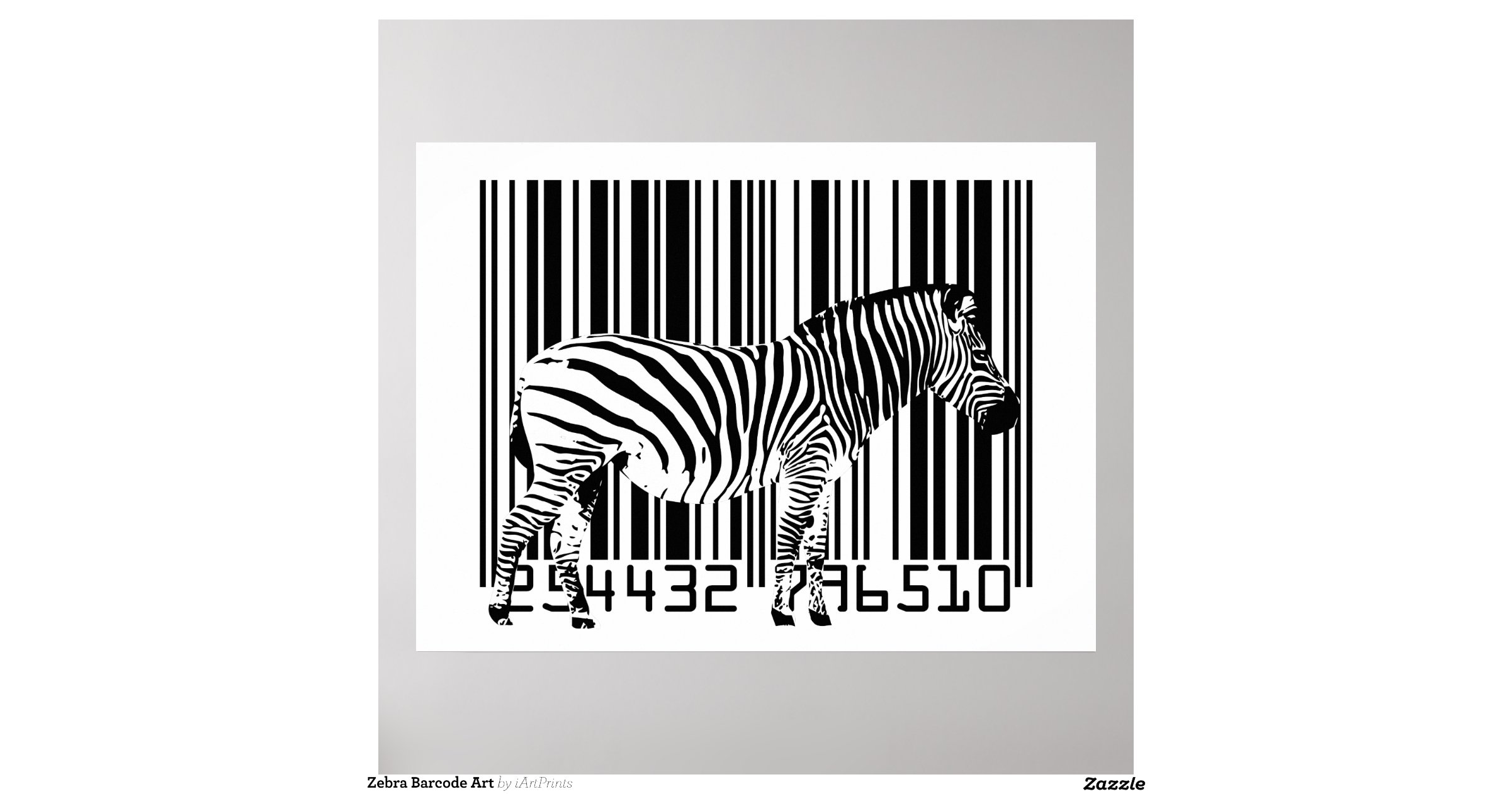 Zebrabarcodeartposter R8c20f0c439af45e4bc32044e634924b02t9v8byvr 8548