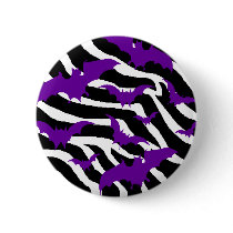 Zebra Bats buttons by goldnsun Zebra Bats buttons