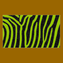 zebra black stripes business cards