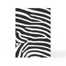 zebra black stripes cards