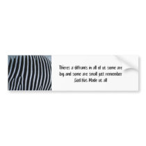Zebra Bumper sticker bumper stickers by Russ45 Zebra Bumper sticker bumper stickers