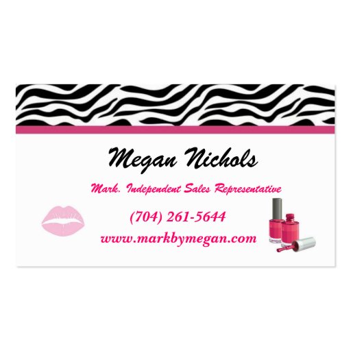 Zebra Business Card (front side)