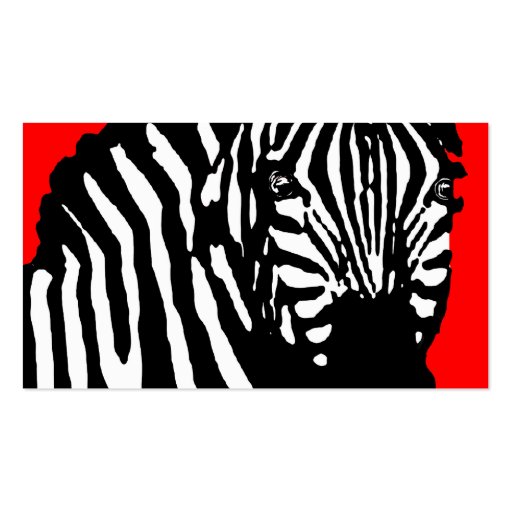 zebra. business cards (back side)
