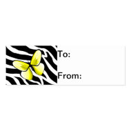 Zebra Butterfly zazzle_profilecard