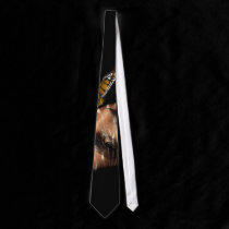 Zebra Butterfly woman Tie
