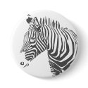 Zebra Button by EscapeArtist Zebra Button