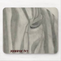 Zebra by Jennifer Ivy Mousepad by jenniferivy07 Zebra by Jennifer Ivy Mousepad