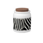 Zebra Candy Jar