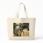 Zebra Canvas Beach Duffel Bag