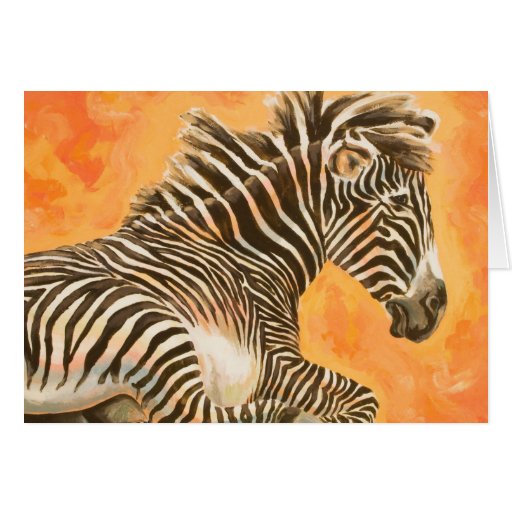 Zebra Card | Zazzle