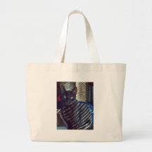 Zebra Cat Canvas Bags