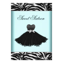 Zebra Chandelier Teal Blue Zebra Sweet Sixteen Bir Announcement