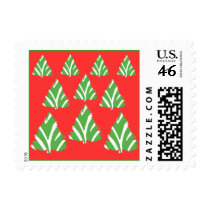 ZEBRA CHRISTMAS TREE STAMP